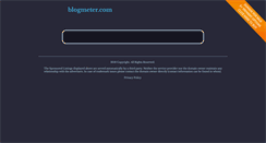 Desktop Screenshot of blogmeter.com